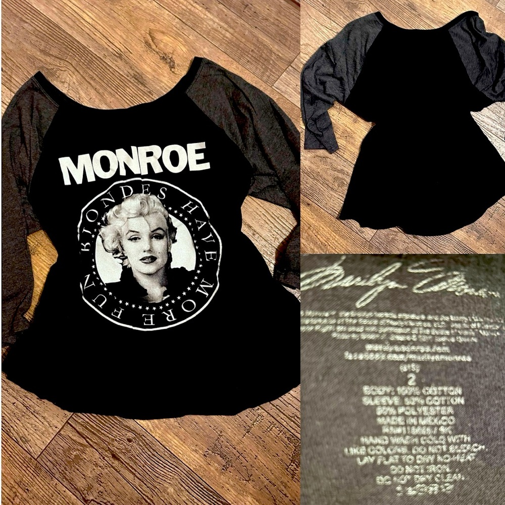 Women’s 2X  Maryln MonroeLong sleeved T
